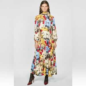 Zara limited edition, collection studio printed dress